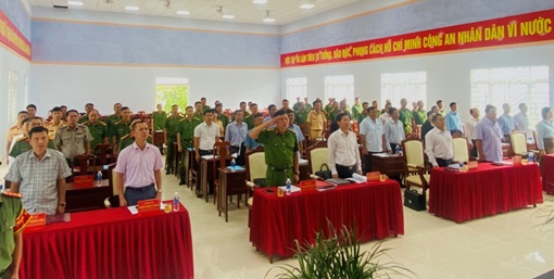 Hội nghị sơ kết công tác phòng, chống tội phạm, xây dựng phong trào toàn dân bảo vệ an ninh Tổ quốc và đảm bảo trật tự an toàn giao thông 6 tháng đầu năm 2024